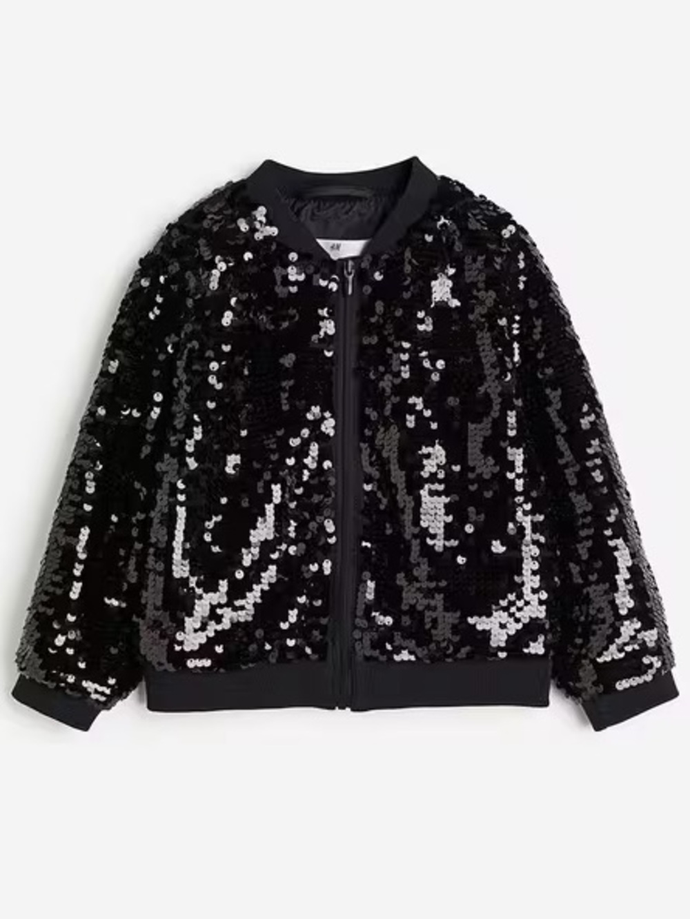 H&M Girls Sequin Bomber
